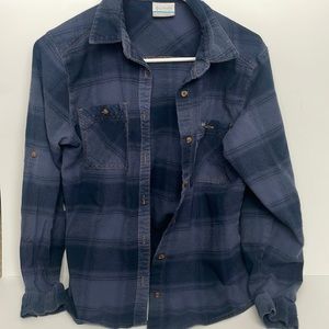Women’s Columbia blue flannel